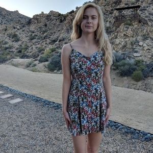 Vintage 90's floral mini dress